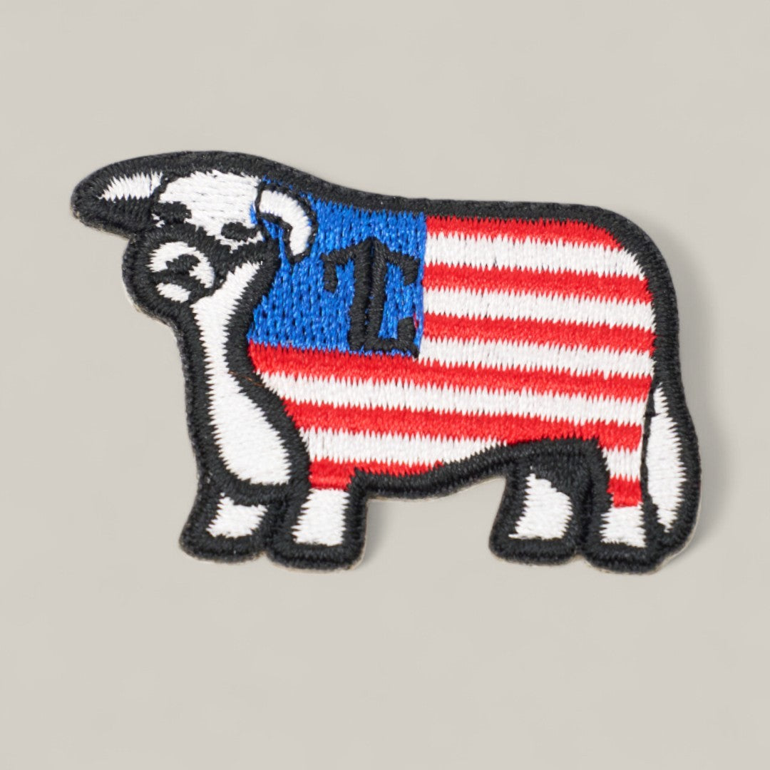 Bull Stars & Stripes Patch