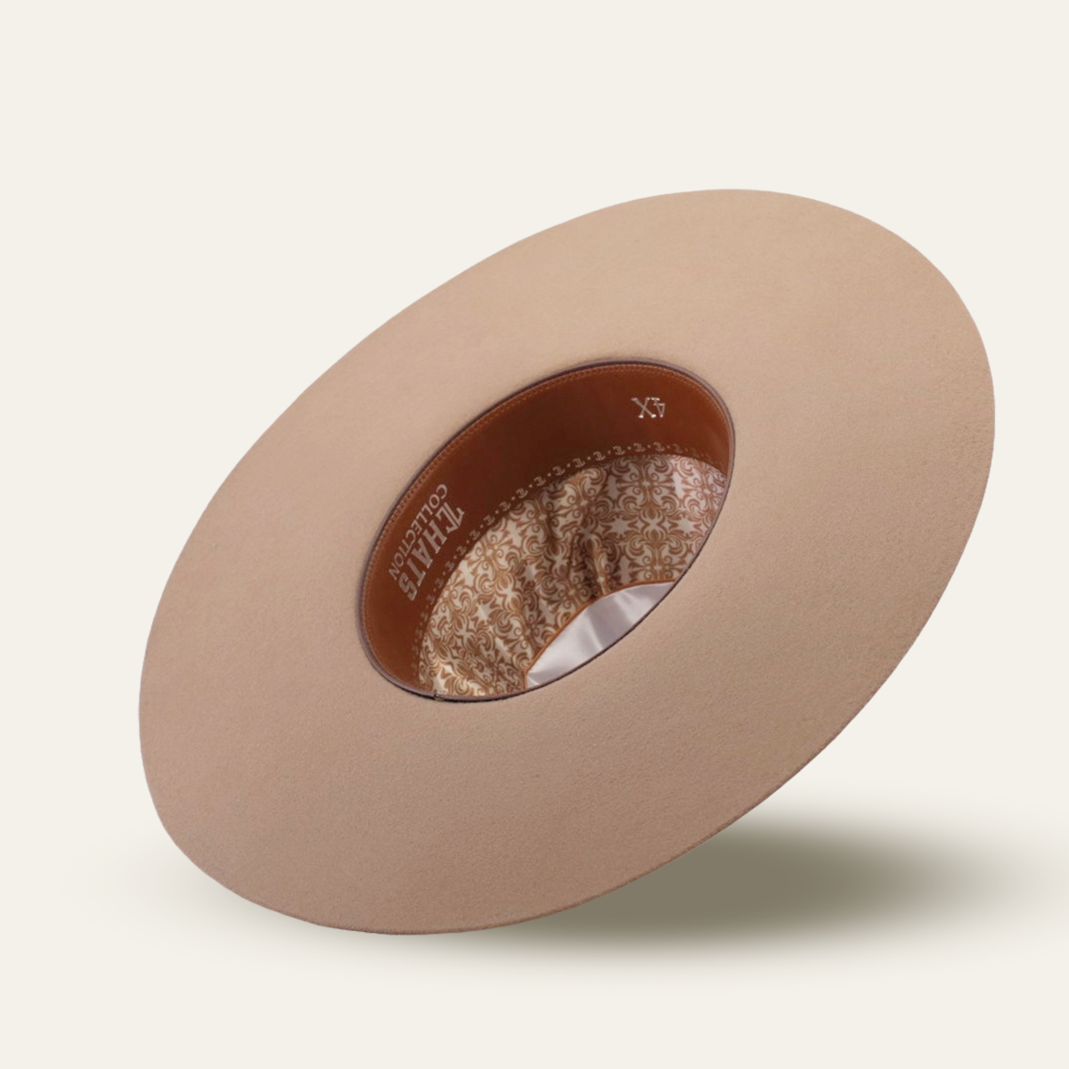 4X Felt Hat - Open Crown - Sand