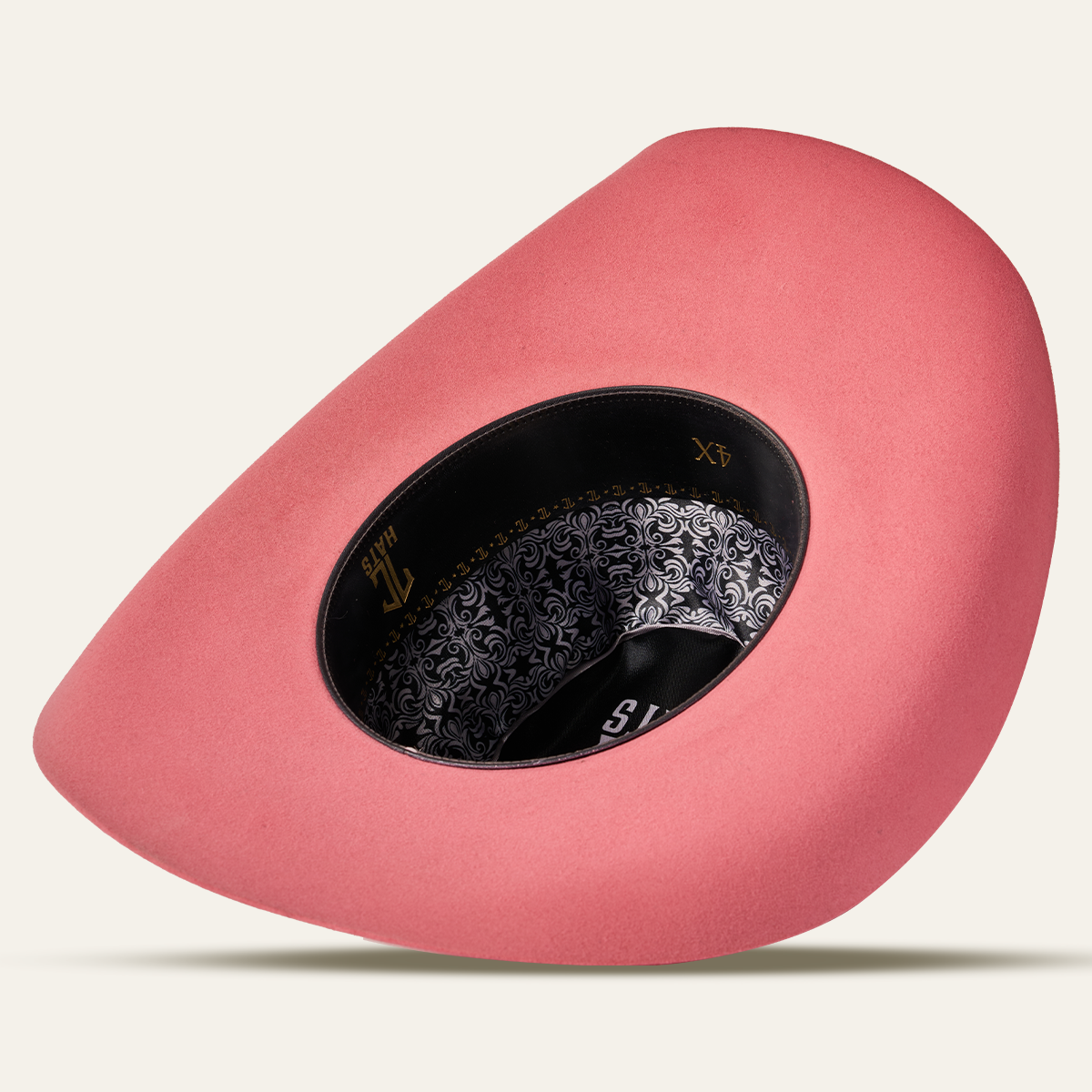 Felt Hats 4X Chihuahua Shape Cowboy Hat -Pink