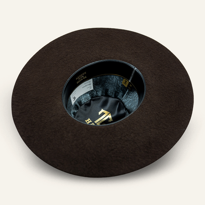 6X Felt Hat - Open Crown - Grizzly Chocolate