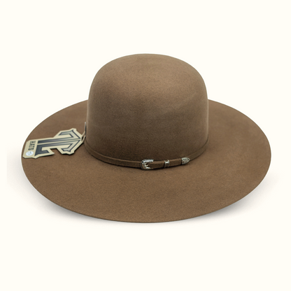 10X Felt Hat - Open Crown - Fawn