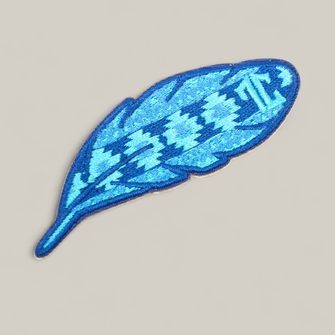 Blue Feather Patch