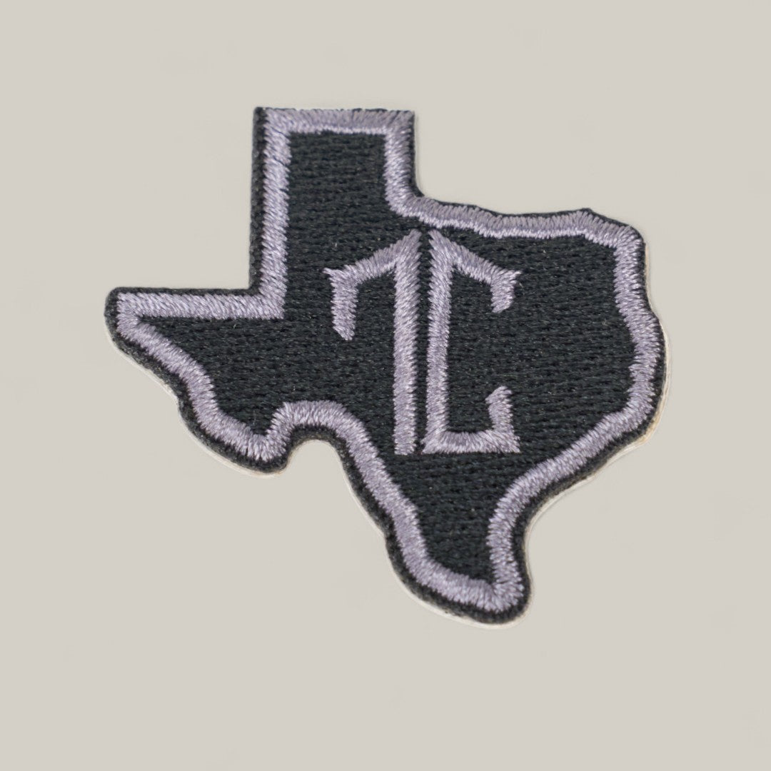 Texas TC Black Patch – Silver