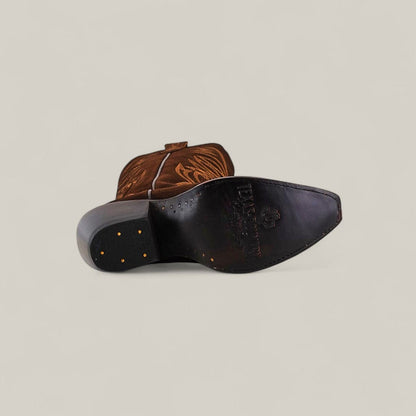 Kellie Suede Brownie Leather Sole – Tall Shaft – Snip Toe