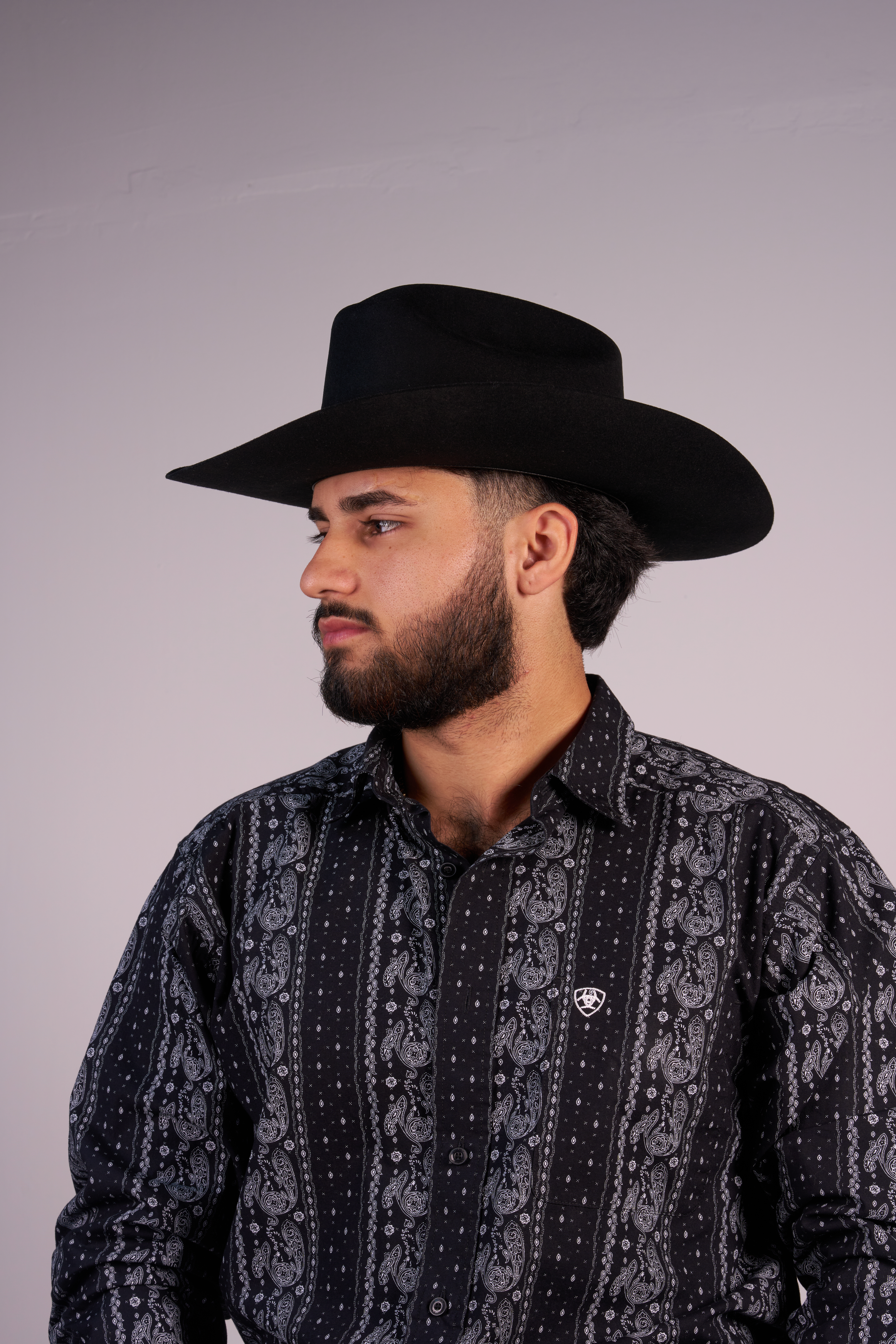 Felt Hats 4X Chihuahua Shape Cowboy Hat - Black