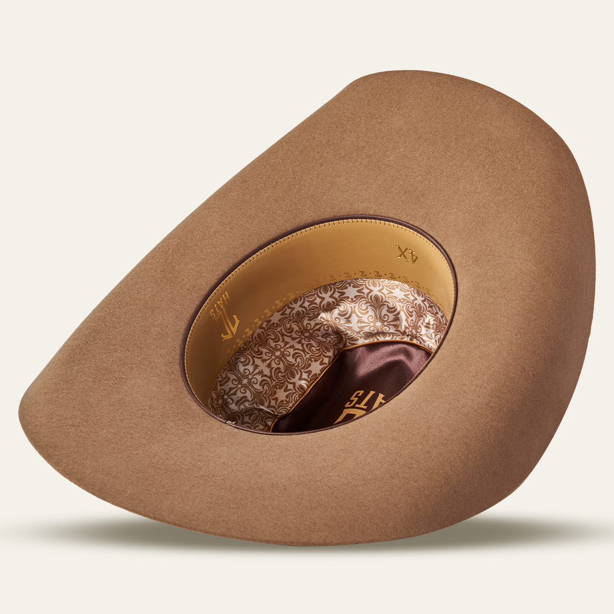 Felt Hats 4X Chihuahua Shape Cowboy Hat - Kaki