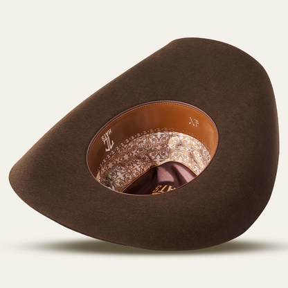 Felt Hats 4X Chihuahua Shape Cowboy Hat - Brown