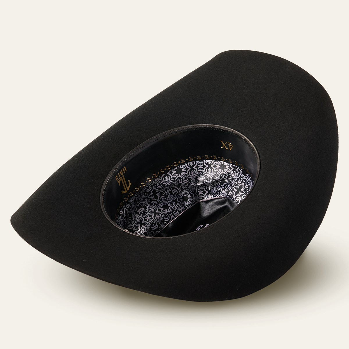 Felt Hats 4X Chihuahua Shape Cowboy Hat - Black