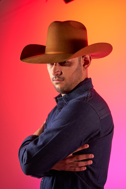 Felt Hats 4X Chihuahua Shape Cowboy Hat - Bronze
