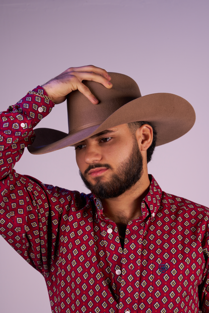 Felt Hats 4X Chihuahua Shape Cowboy Hat - Brown